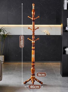 高品质衣架落地卧室新服40043中式木质挂衣帽架家用客室内实木挂