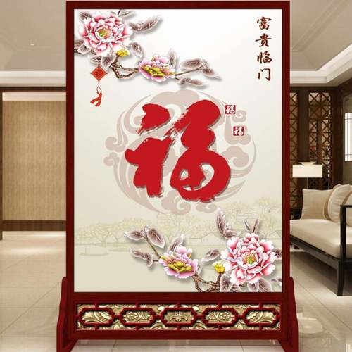 新款屏墙风隔断厅卧室正对门关办玄公室入户x-01卫客生间遮挡移动
