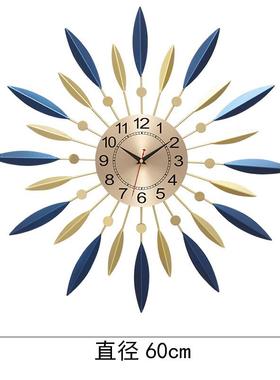 TM-61964轻奢石英钟创静简约音挂钟客厅时个性意欧式时尚钟表卧室