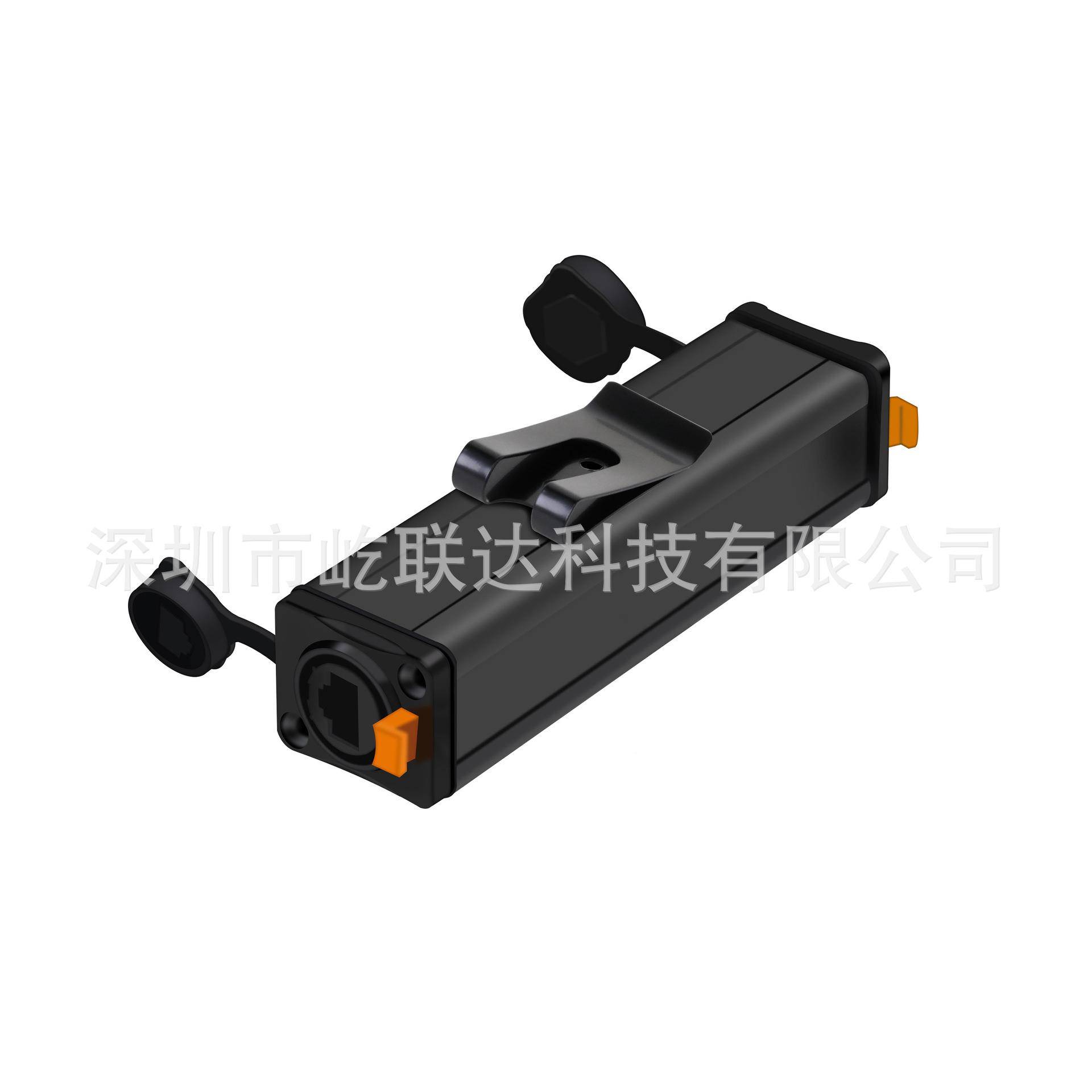 RJ45网络连器网口延E长线ATYRA5CAT6网线直通C母座接防水接头