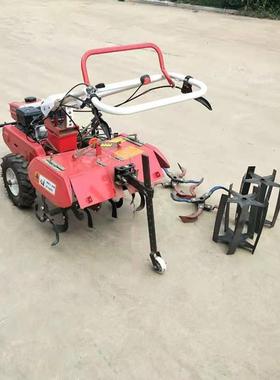 GSB多功能四驱微耕机麦田/菜地田小旋型除草松土耕机手械扶式耕机