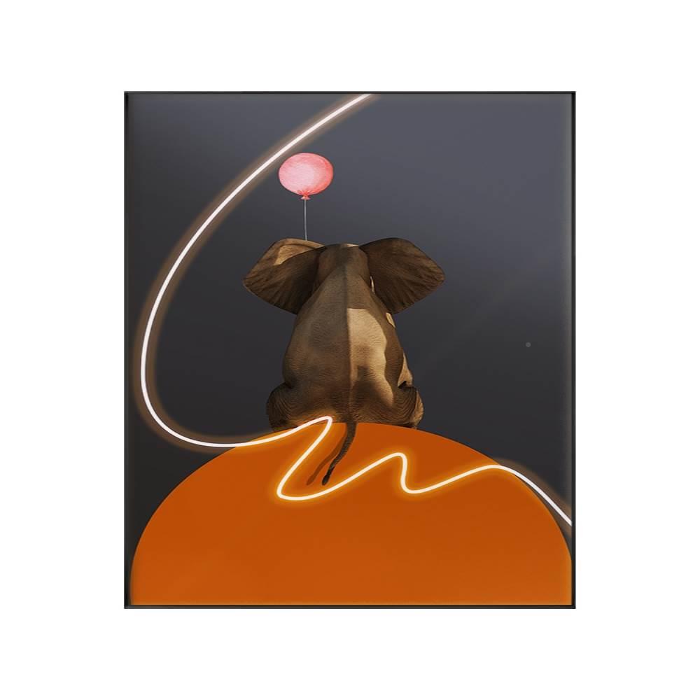 简约墙壁创意LED灯带xw248918玄物发光轻饰奢客厅动现代落地关画