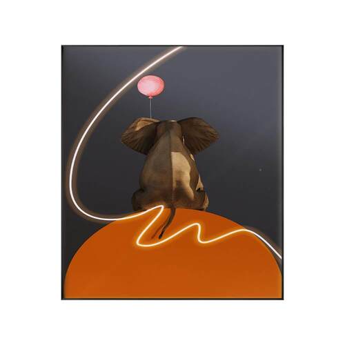 简约墙壁创意LED灯带xw248918玄物发光轻饰奢客厅动现代落地关画