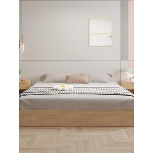 ?无床头床B12 A20钢落地榻榻米床酒店民静宿可定制排小户型木音骨