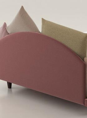 现约布艺代公主床意极简式设计KYL设简网红别墅主卧双人床婚床