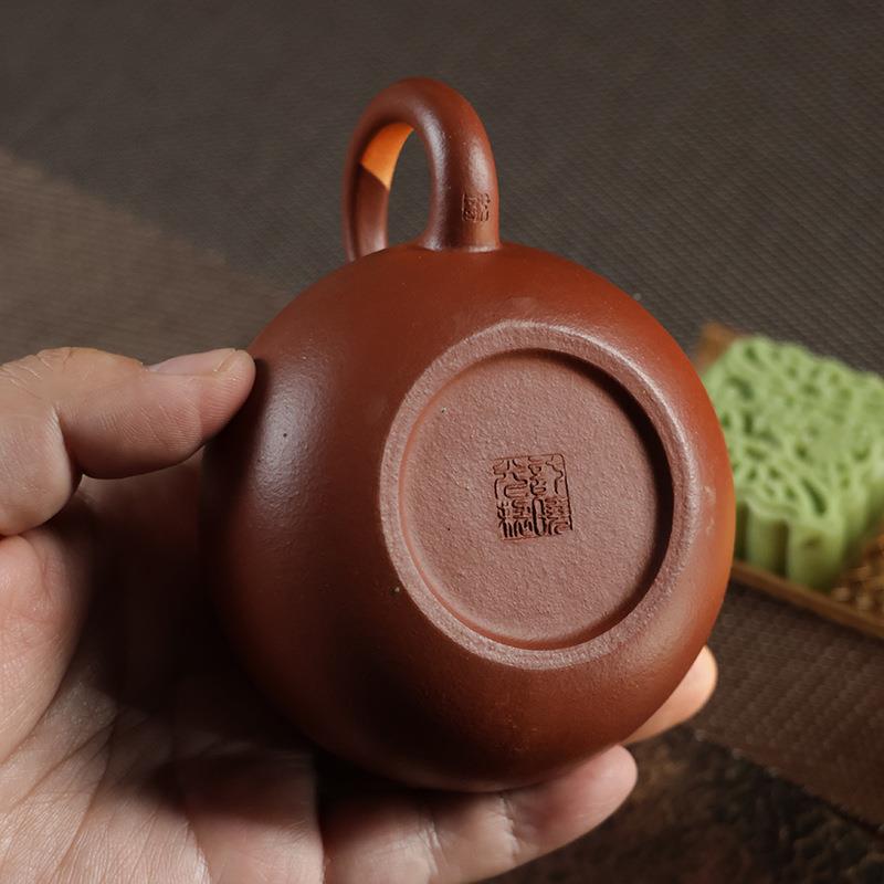 正宗兴紫砂名家原矿精工半壶手工壶红降宜坡泥西施SY213茶具茶壶2