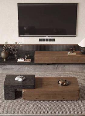 古新风复RTC古茶几小户型正方形圆家形现代用客厅组合简约2中025款