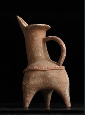 新石期器时仿古陶陶器陶鬶陶鹰鼎复古t5675104酒店鬲博古架摆件古