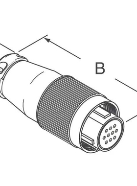 JAE 连接器互连器件 圆形连接器 插头母型插口SRCN6A21-16S