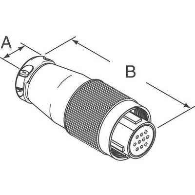 JAE 连接器互连器件 圆形连接器 插头母型插口SRCN6A21-16S