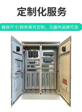组装动力低成压配配电柜PLCCPU+-PLC-CPUIRO盘开关柜布线控制套电