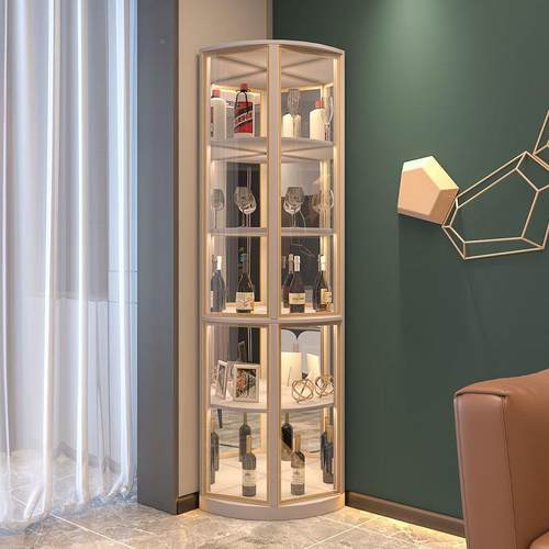 酒柜620柜现简约转角柜轻奢客代厅多功能型三角柜小户角落书PK96