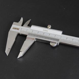 家柯珥不锈钢整体游标卡尺闭式 150m内外径台阶深度厂 m805卡尺0测