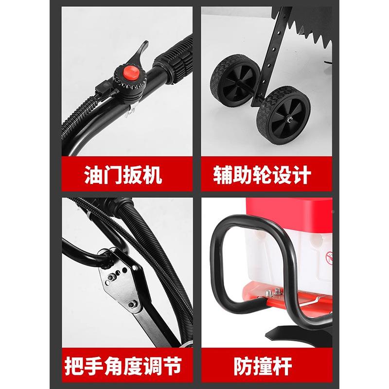 新款电启荒动OOP微耕机小型家用多功开能松土犁地开沟水旱用旋两