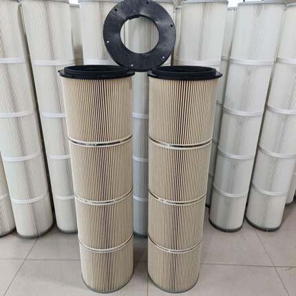 抗高温钢涤纶滤筒163VRB*2000厂电厂滤芯替布袋滤芯代尘防除尘
