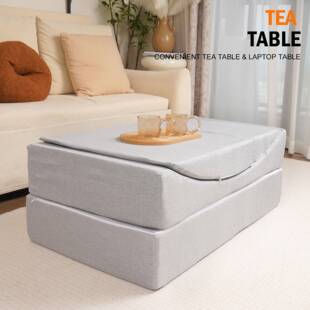 三件套布艺躺椅A13轻便沙发床枕头睡眠多功能记忆海绵套装靠垫