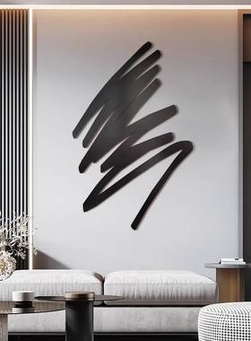 挂饰墙面饰轻墙IVT奢极简装饰过壁挂墙饰玄关铁背景立体艺壁道法