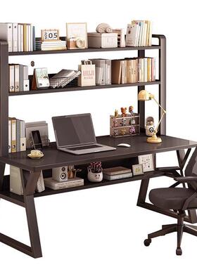 洞洞板书桌桌书架一体桌生学台式电脑家用CiW2yR3n学习女桌简约桌