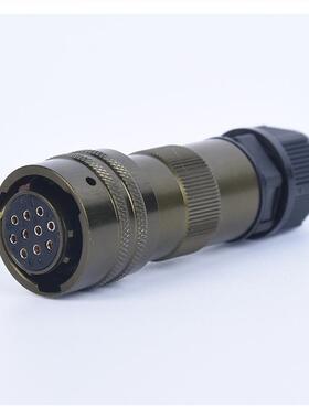 航空插头Y50EX-头1防2420910T1K1电连接螺丝防水接头航空插水电连接器