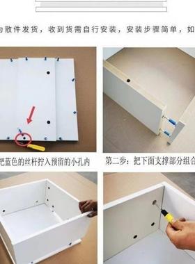 台展示台橱窗长方体木地制烤漆特白色模底座业陈列展柜展LLX商会