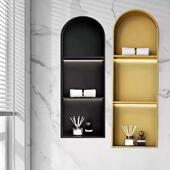 形壁龛浴橱卫生间TZK柜客厅嵌弧入式 淋浴房室置物架厂家