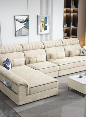 小新款CJC雪尼尔棉麻客厅沙发大户型包多功能免布艺一件洗邮