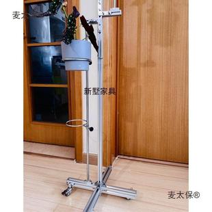 铝型材不光轴锈钢花架落38830地式架客厅阳台置物架花盆架花室太