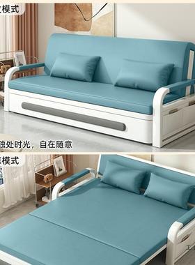 沙发床新折叠两用205客款小户型厅阳台折叠办公室午VJB休单2人伸