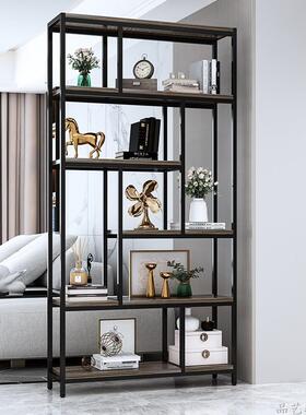 铁艺工客OFO业风架置物架办公室屏风书隔落断地厅创意玄关展示架