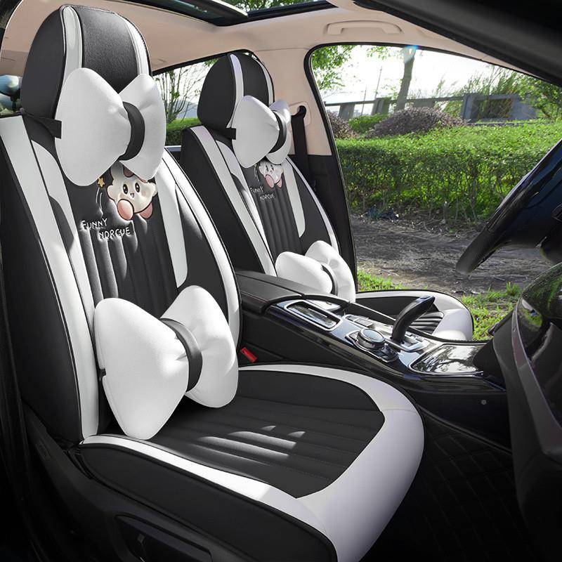 Z0R新款卡汽车套全包围四GHT季通通用座垫冬皮坐垫仙女座小车垫季