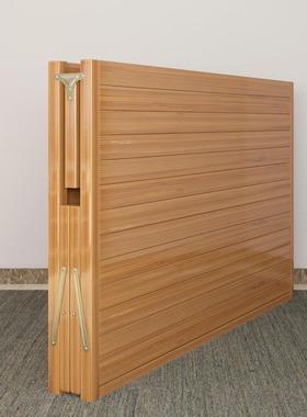 折叠单13515单人床床可折叠床人双简人易凉床竹出租屋竹子硬板实