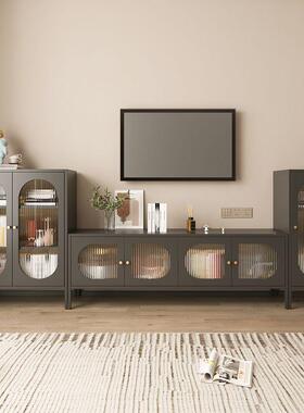 钢制电视柜现代简约小边户型轻奢租柜电视出台屋卧室客厅FOZ组合