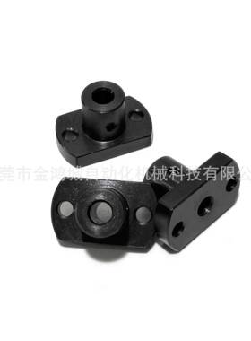 GA21导轴支座C双切边法兰底座标准型向光轴支柱钢固定支ZGM撑架制