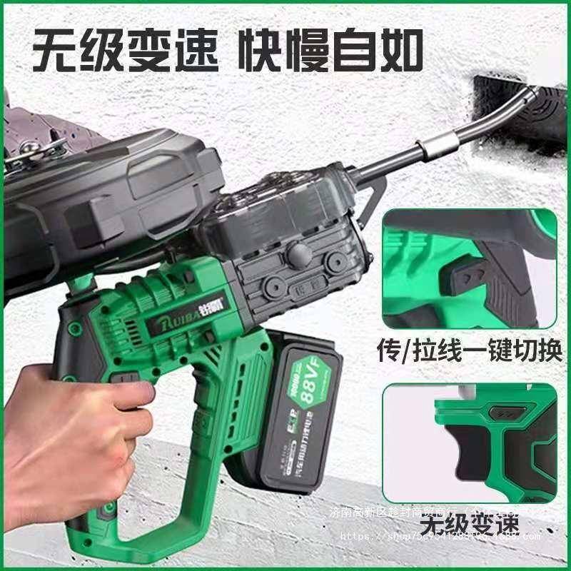 锐霸穿线机锂电线器全线自动电工钢穿丝穿管器电动KQB拉穿线