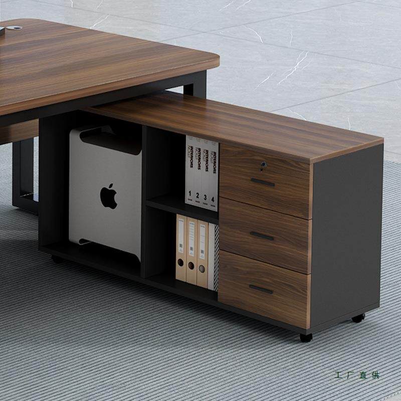 办公室文件柜柜985桌下公桌收纳柜置边抽屉柜带锁办侧柜物矮柜储