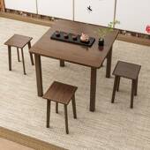 LUD可折叠型桌子餐桌小方桌出租饭房户简易正方形小吃饭多功能桌