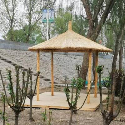 茅草亭芦苇茅草别房芦伞SWA可拆分组装苇凉亭户外庭院农乐家墅凉