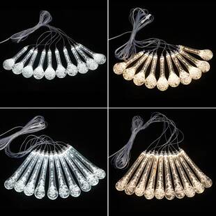 庆顶装饰透婚明亚吊克水滴吊灯婚礼场景布置道具装饰灯力LED98487