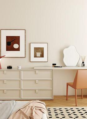 台桌组合斗18361柜一妆台体习客椅厅储物办公梳学妆桌实木梳妆台