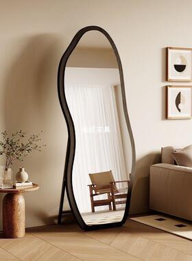 中古镜全身镜家居穿衣镜挂墙异衣形穿镜风复IYC古子风落地式试衣