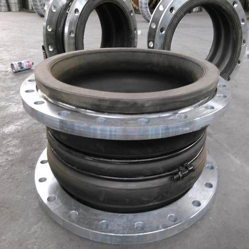 波加FDQ双波柔长性软接头挠性接头大径法兰连双接口双球体橡胶软