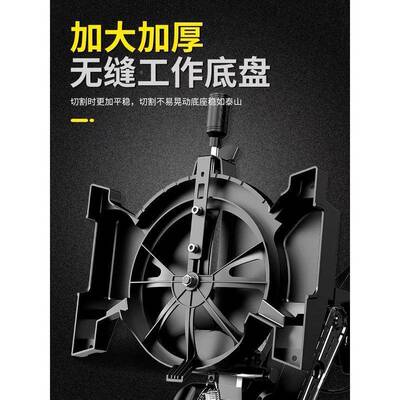 精密锯铝机10寸2寸铝金合铝材斜TFB1铝界机多功能45切度割机送料
