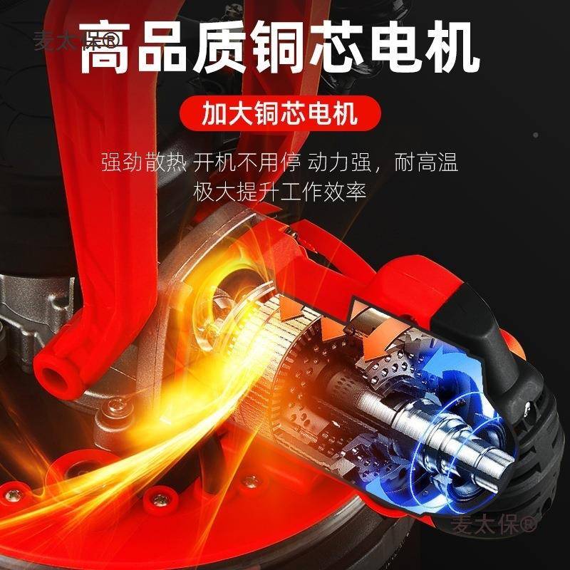 墙壁子砂光小型腻无尘沙纸家墙面打磨机自吸打砂纸磨墙YHY无麦太