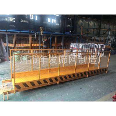 栏建筑地塔FRF吊走道护栏空中工塔吊走道护通栏高层楼梯道安全护