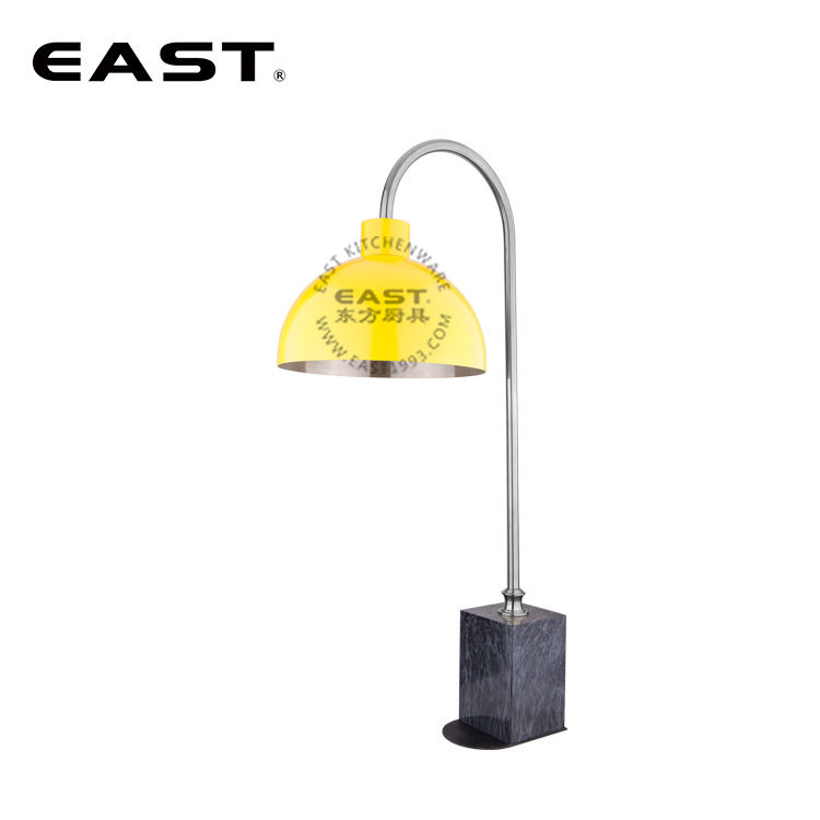 石纹方座黄钢半圆暖菜灯【EAST东方厨具】酒店设备