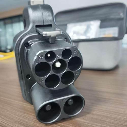 ST-E063CLCDCS2电toGBT直换流充桩换取电转器给国标充电转头插头