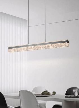 意式轻奢餐厅吊灯设条计灯师创意一长餐吊灯FER现代简约吧台字中