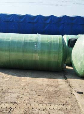 璃广东广州玻钢隔化粪池35919污2-100方新农村改造家用三格成品排油池