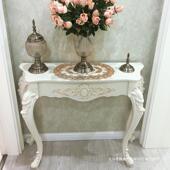 靠墙桌子厅半圆玄关台装 IBA欧门式 关桌子玄玄关柜时尚 饰桌简约柜