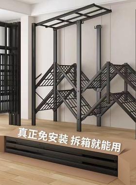 免安装结折衣柜折叠家用卧室简易FYC实加耐用架出租房衣叠橱收钢